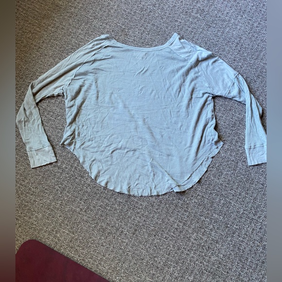 Aritzia TNA Golden Alder Thermal Long Sleeve Mint - Picture 6 of 8